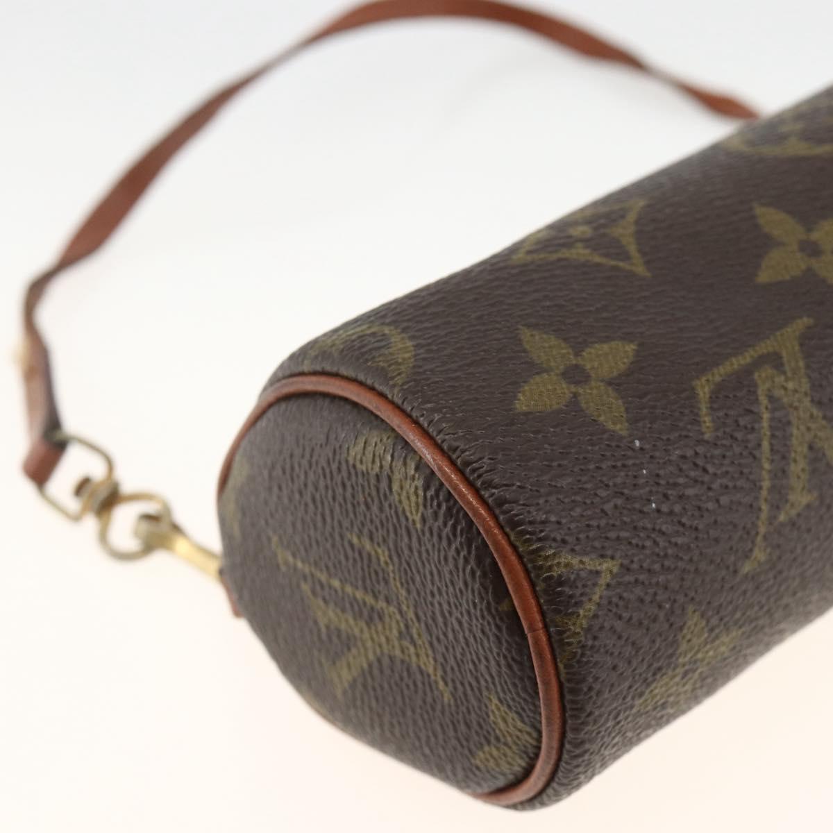 LOUIS VUITTON Monogram Papillon Pouch LV Auth ka3246