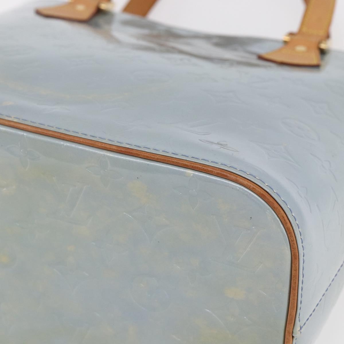 LOUIS VUITTON Monogram Vernis Houston Hand Bag Lavande M91218 LV Auth ka325V