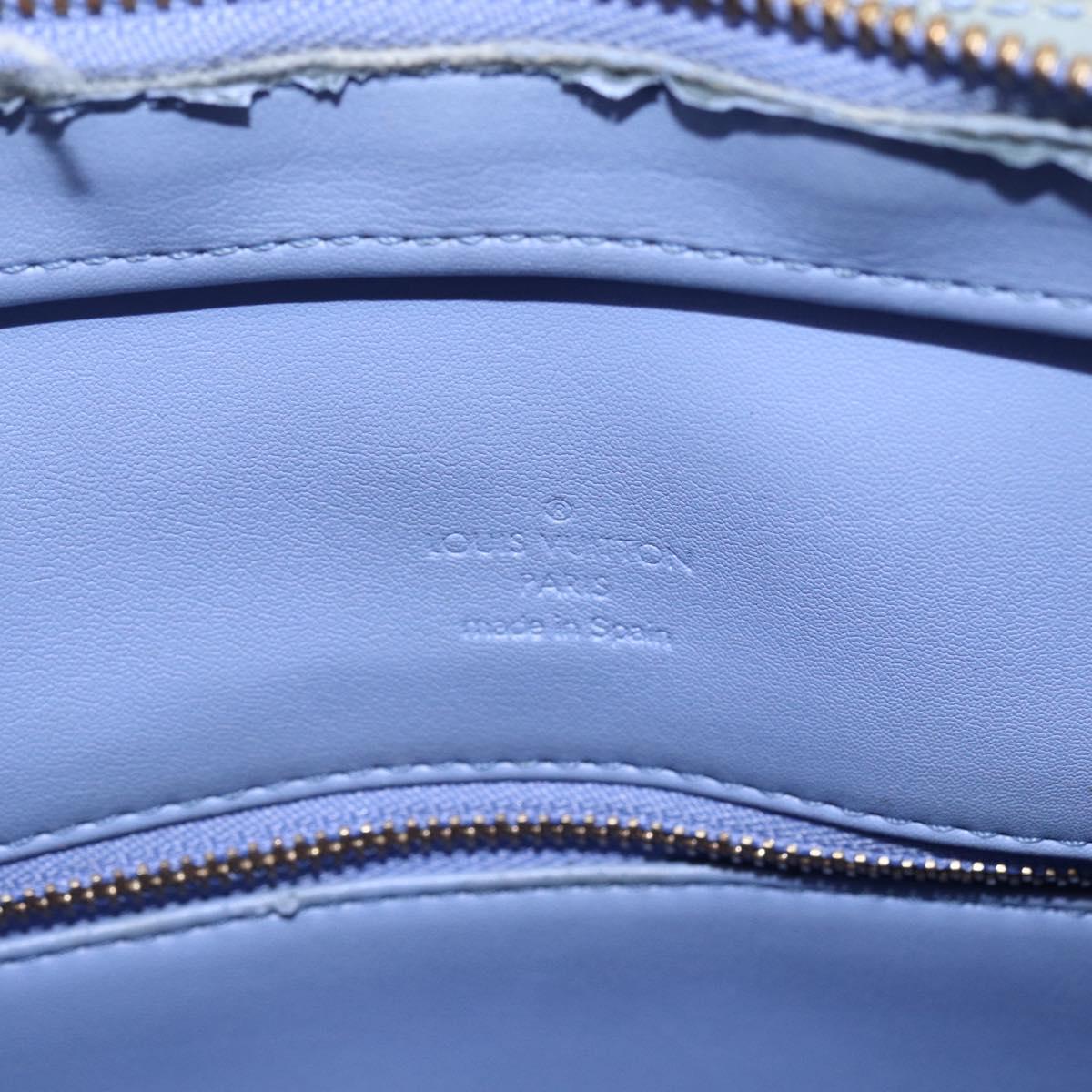 LOUIS VUITTON Monogram Vernis Houston Hand Bag Lavande M91218 LV Auth ka325V