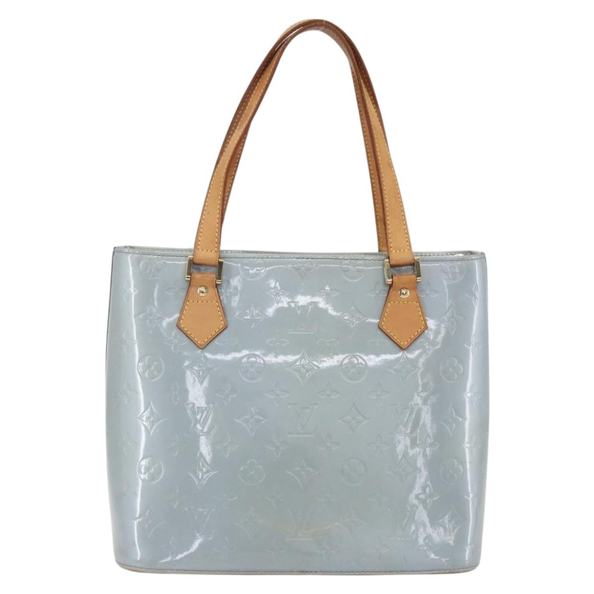 LOUIS VUITTON Monogram Vernis Houston Hand Bag Lavande M91218 LV Auth ka325V
