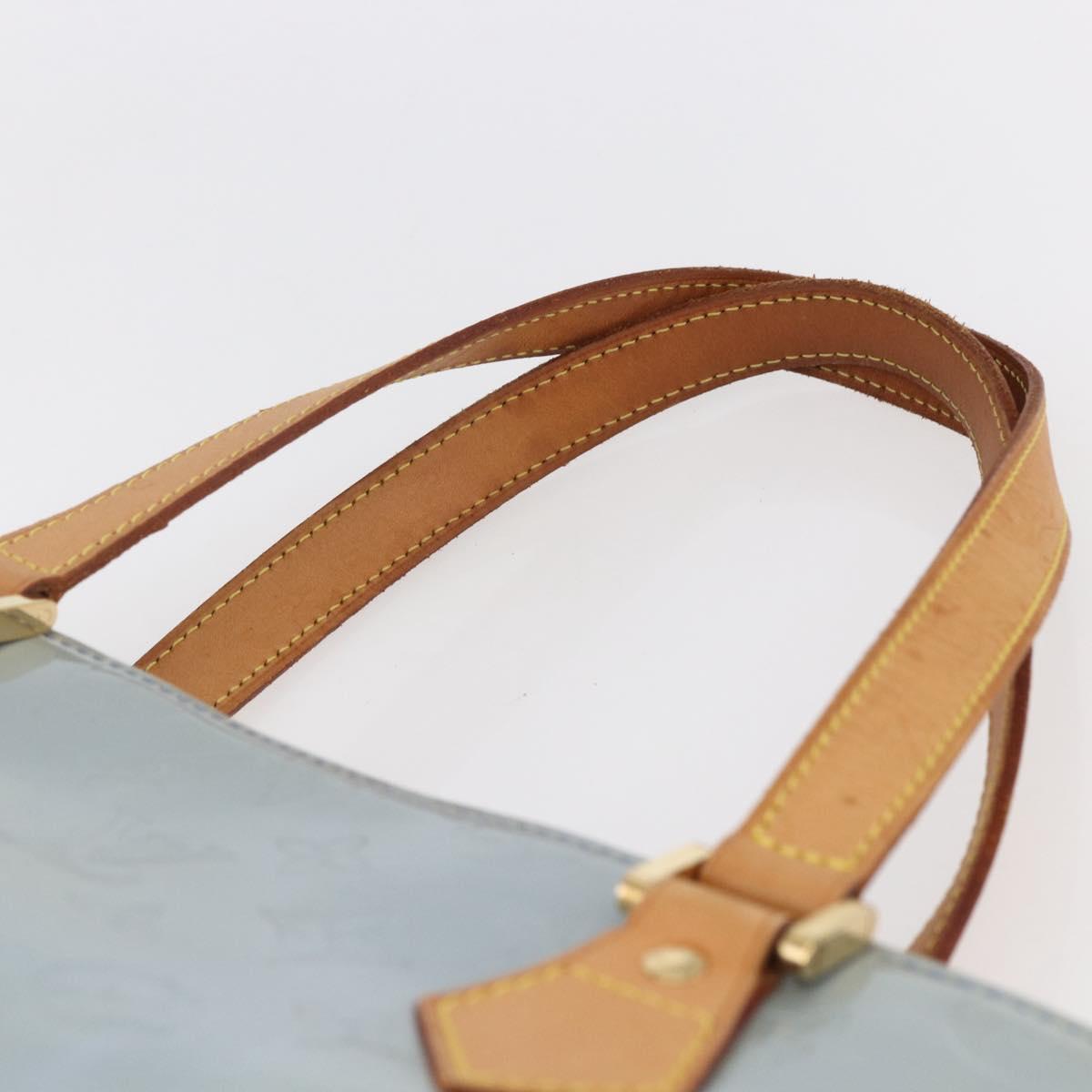 LOUIS VUITTON Monogram Vernis Houston Hand Bag Lavande M91218 LV Auth ka325V