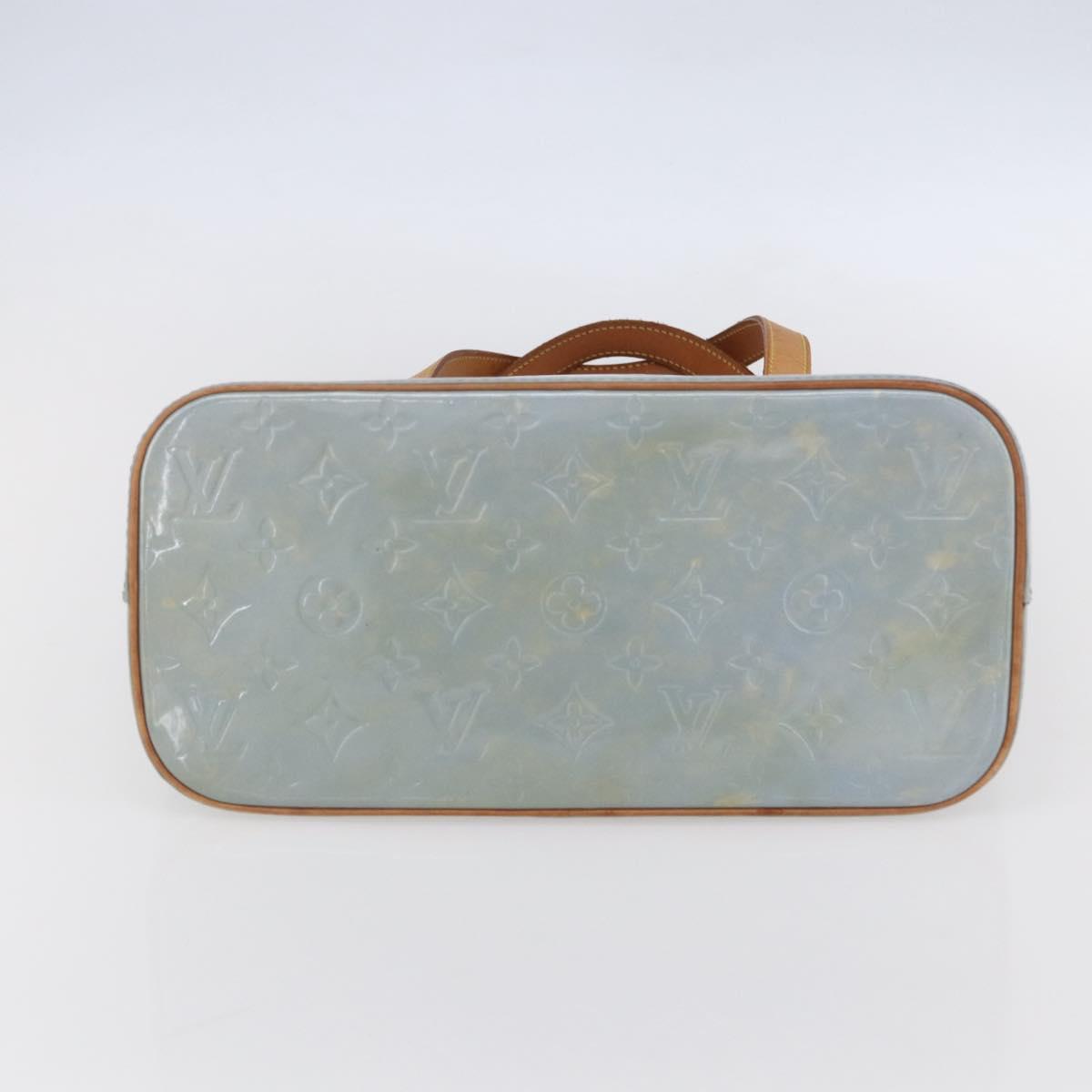 LOUIS VUITTON Monogram Vernis Houston Hand Bag Lavande M91218 LV Auth ka325V