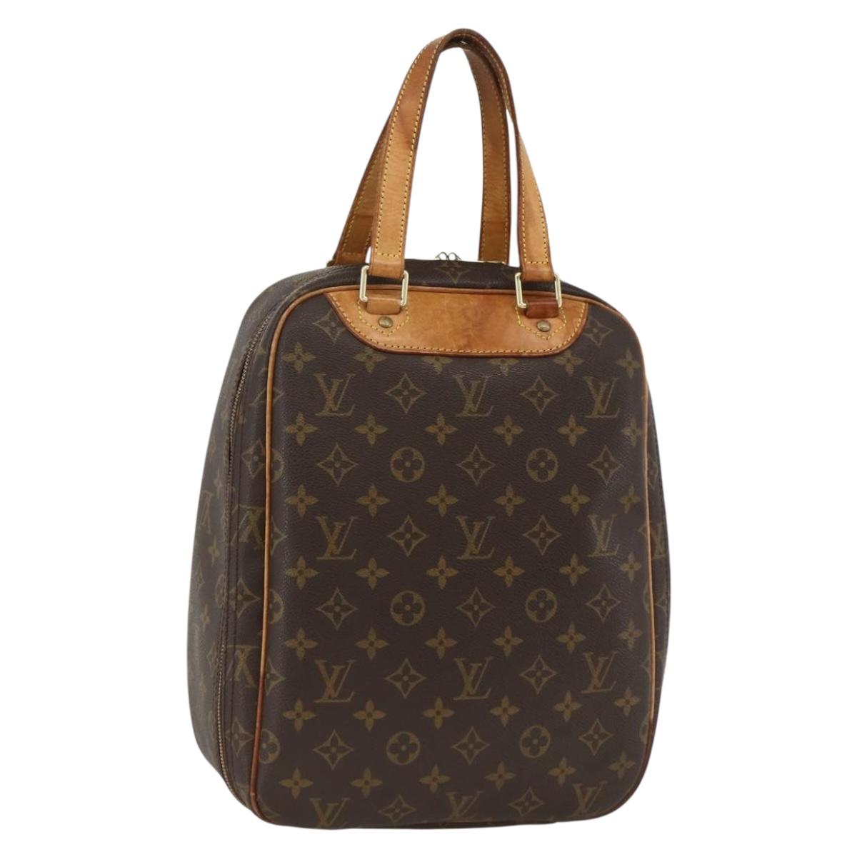 LOUIS VUITTON Monogram Excursion Hand Bag M41450 LV Auth ka3251