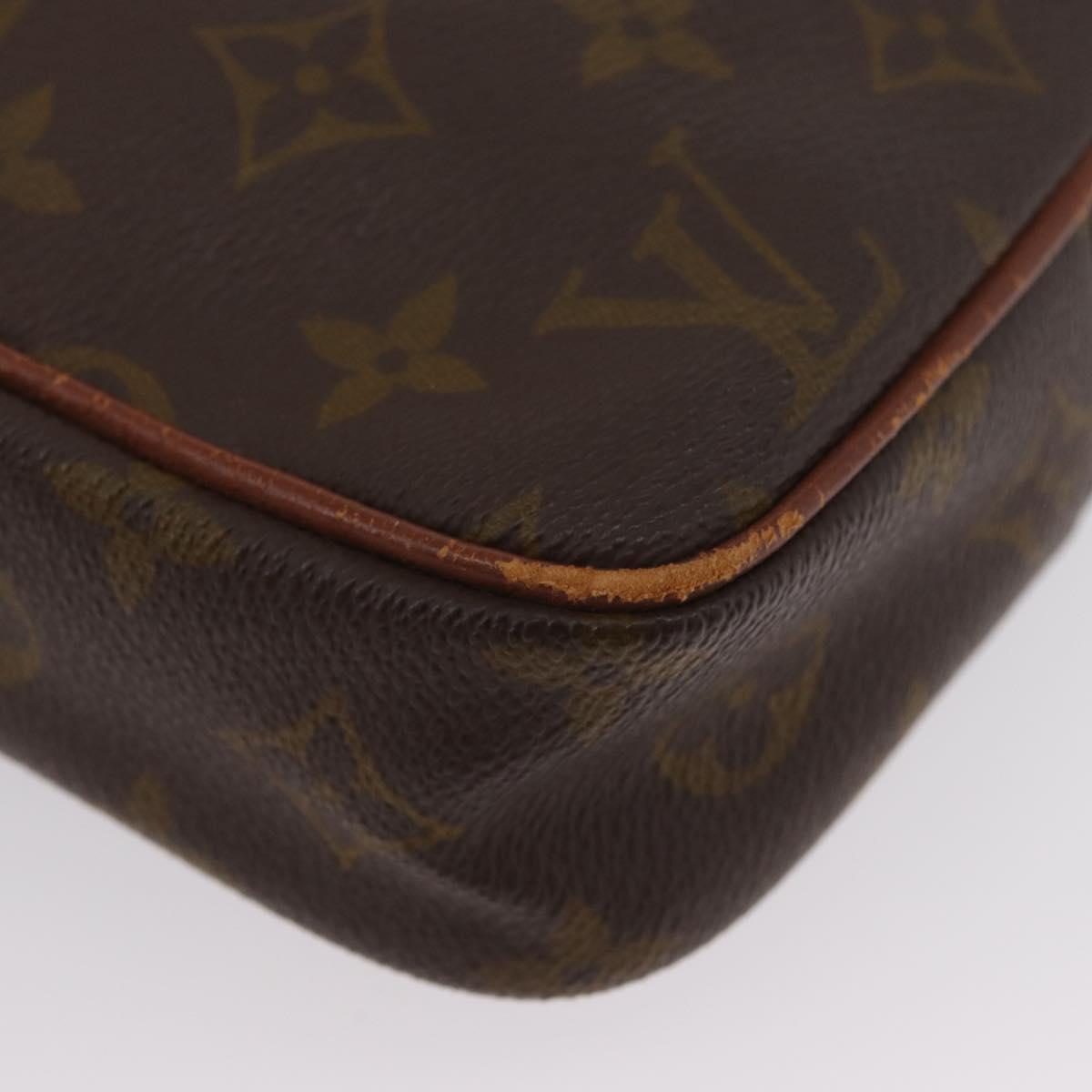 LOUIS VUITTON Monogram Danube Shoulder Bag Vintage M45266 LV Auth ka3253