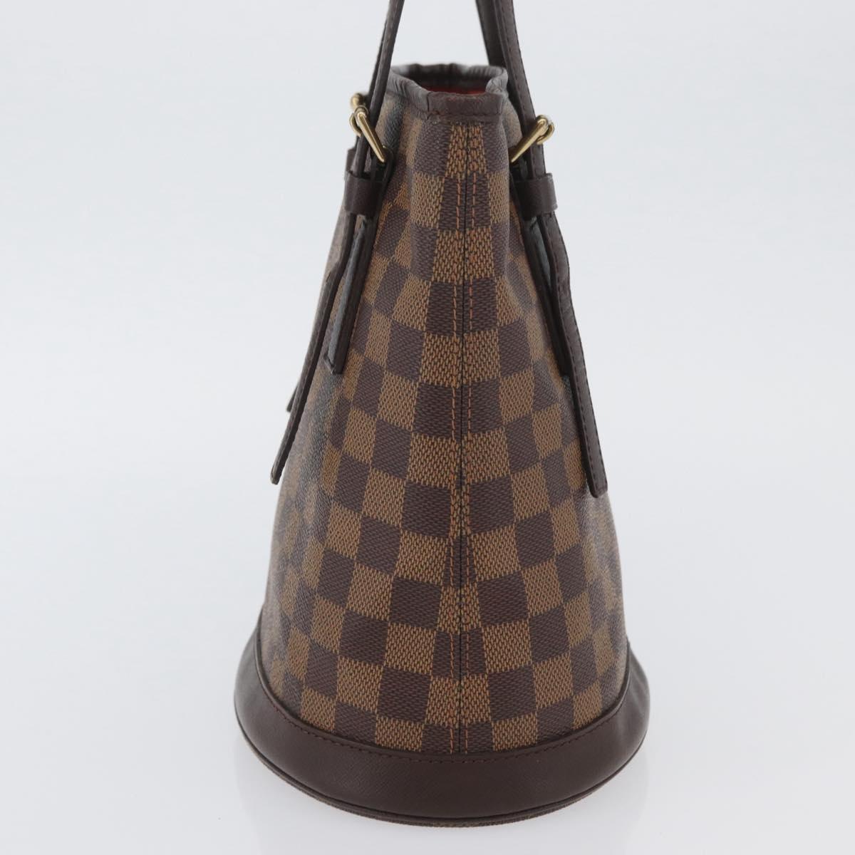 LOUIS VUITTON Damier Ebene Marais Shoulder Bag N42240 LV Auth ka3257