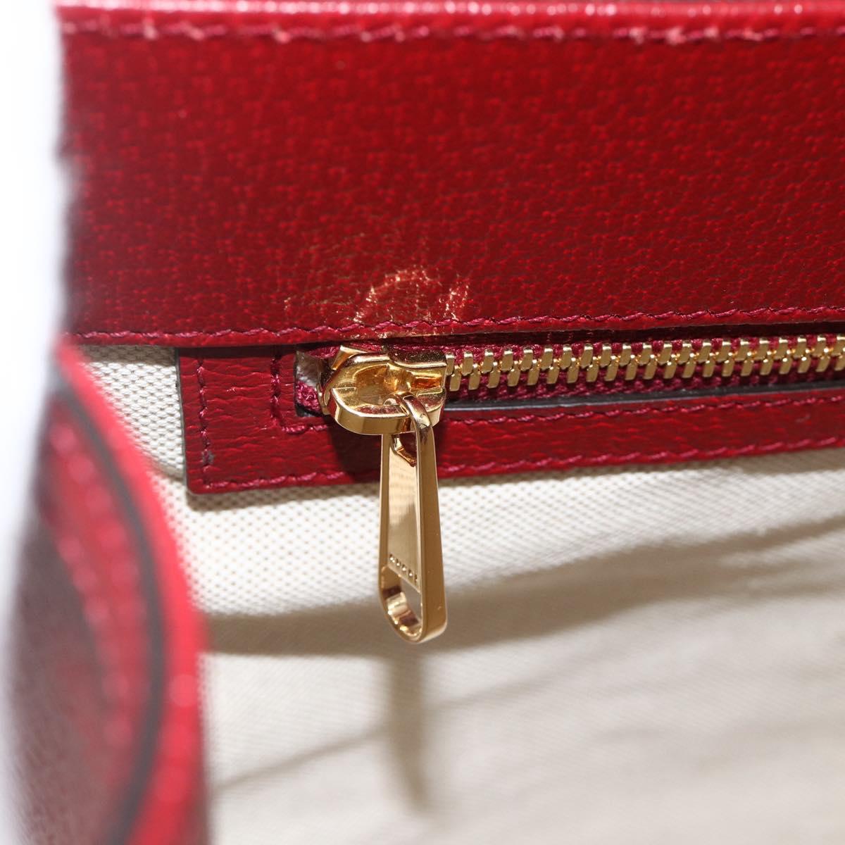 GUCCI GUCCI Ã Doraemon Micro GG Supreme Bag PVC 2way Beige 653952 Auth ka3262SM