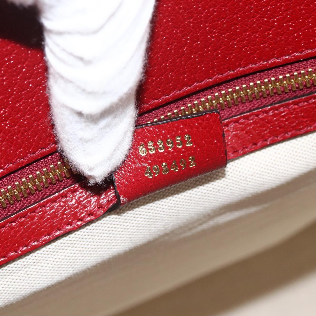 GUCCI GUCCI Ã Doraemon Micro GG Supreme Bag PVC 2way Beige 653952 Auth ka3262SM