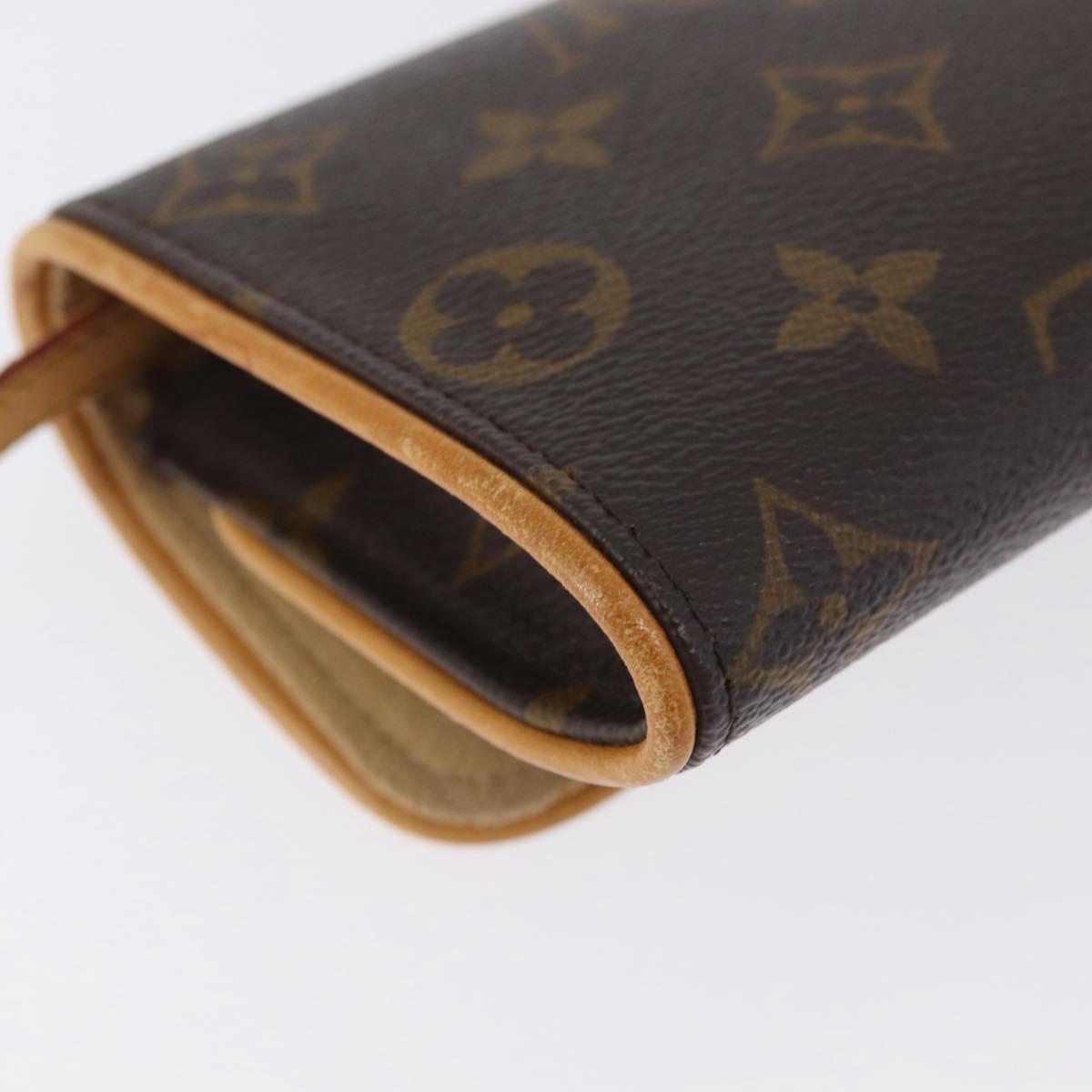 LOUIS VUITTON Monogram Pochette Twin PM Shoulder Bag M51854 LV Auth ka3263