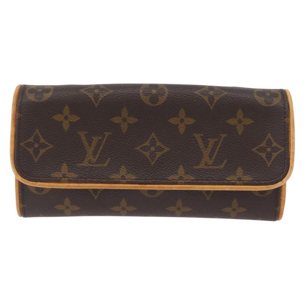 LOUIS VUITTON Monogram Pochette Twin PM Shoulder Bag M51854 LV Auth ka3263
