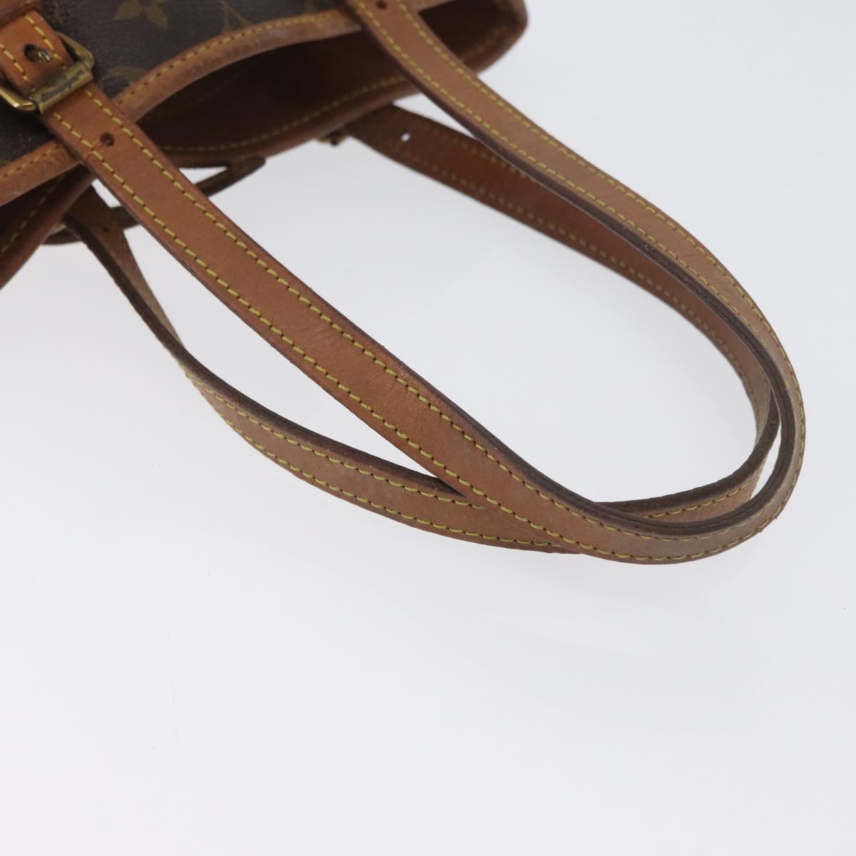 LOUIS VUITTON Monogram Bucket PM Shoulder Bag M42238 LV Auth ka3270