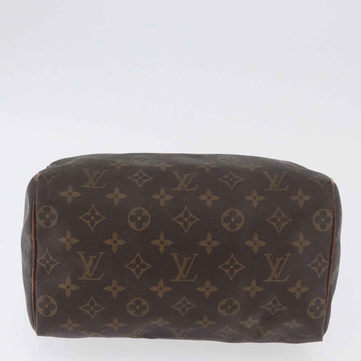 LOUIS VUITTON Monogram Speedy 25 Hand Bag M41528 LV Auth ka3272