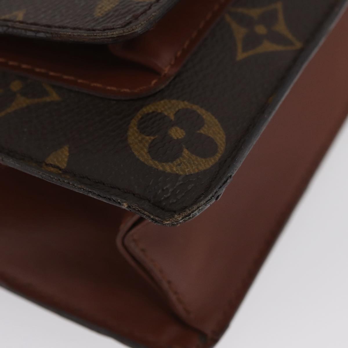 LOUIS VUITTON Monogram Monceau 28 Hand Bag 2way M51185 LV Auth ka3273