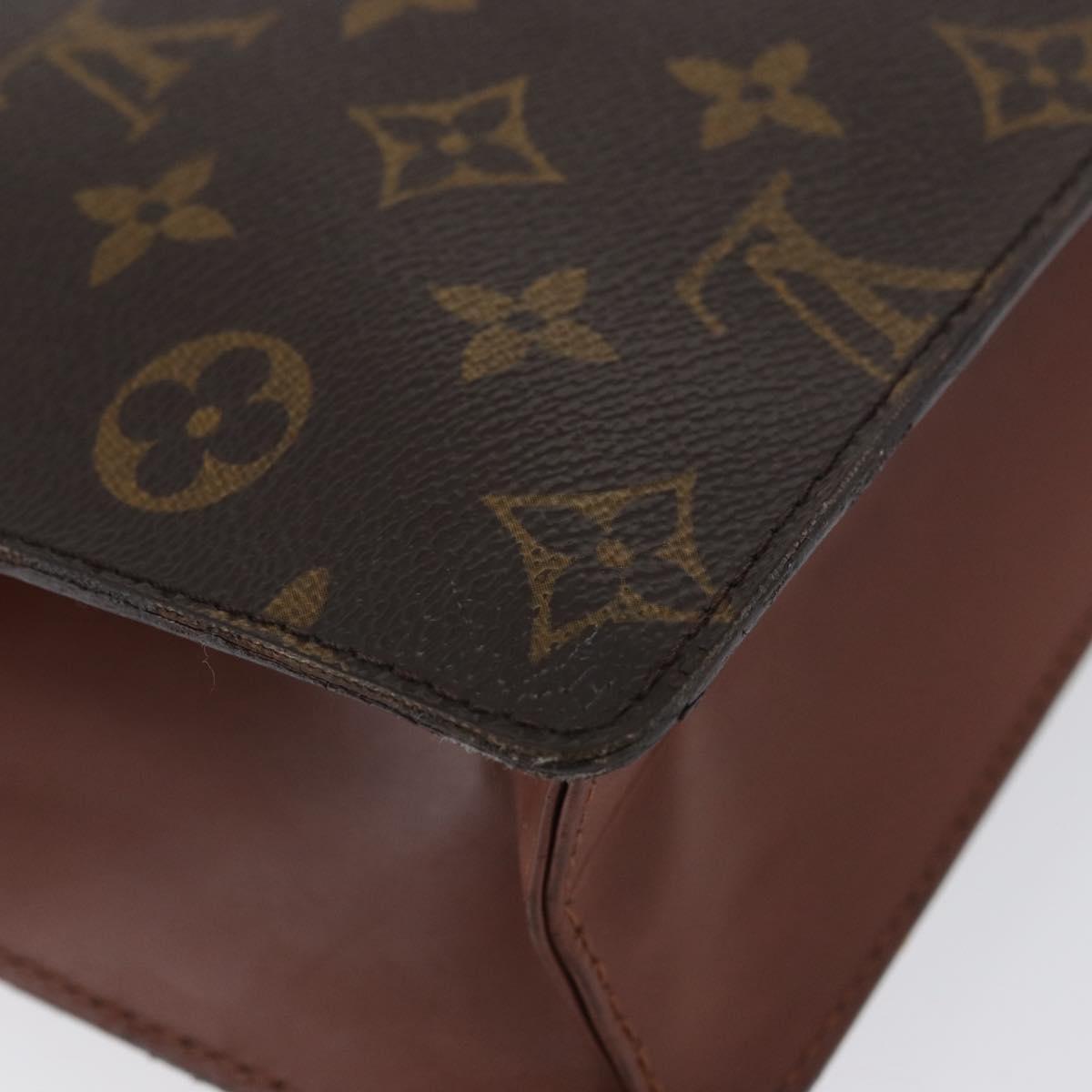 LOUIS VUITTON Monogram Monceau 28 Hand Bag 2way M51185 LV Auth ka3273