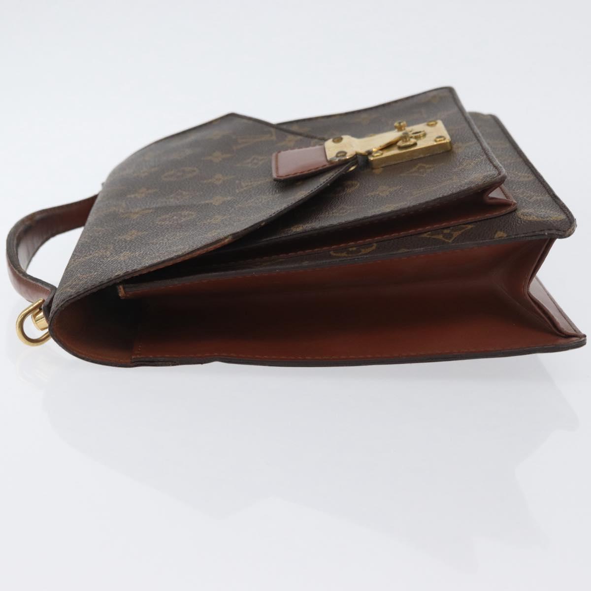 LOUIS VUITTON Monogram Monceau 28 Hand Bag 2way M51185 LV Auth ka3273