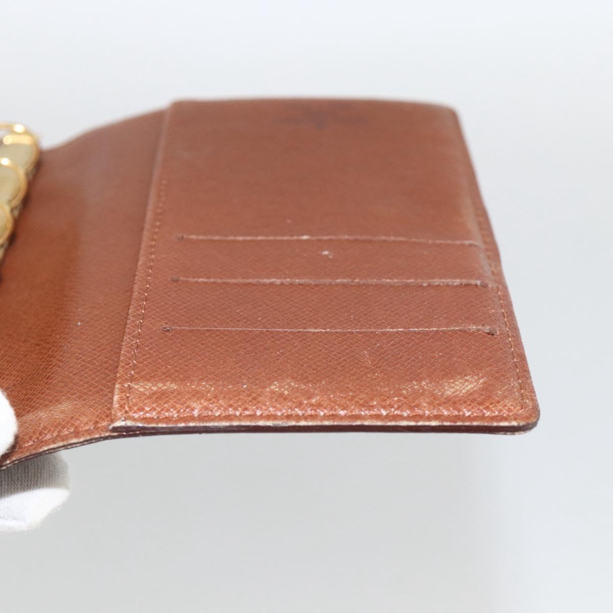 LOUIS VUITTON Monogram Agenda PM Day Planner Cover R20005 LV Auth ka3278