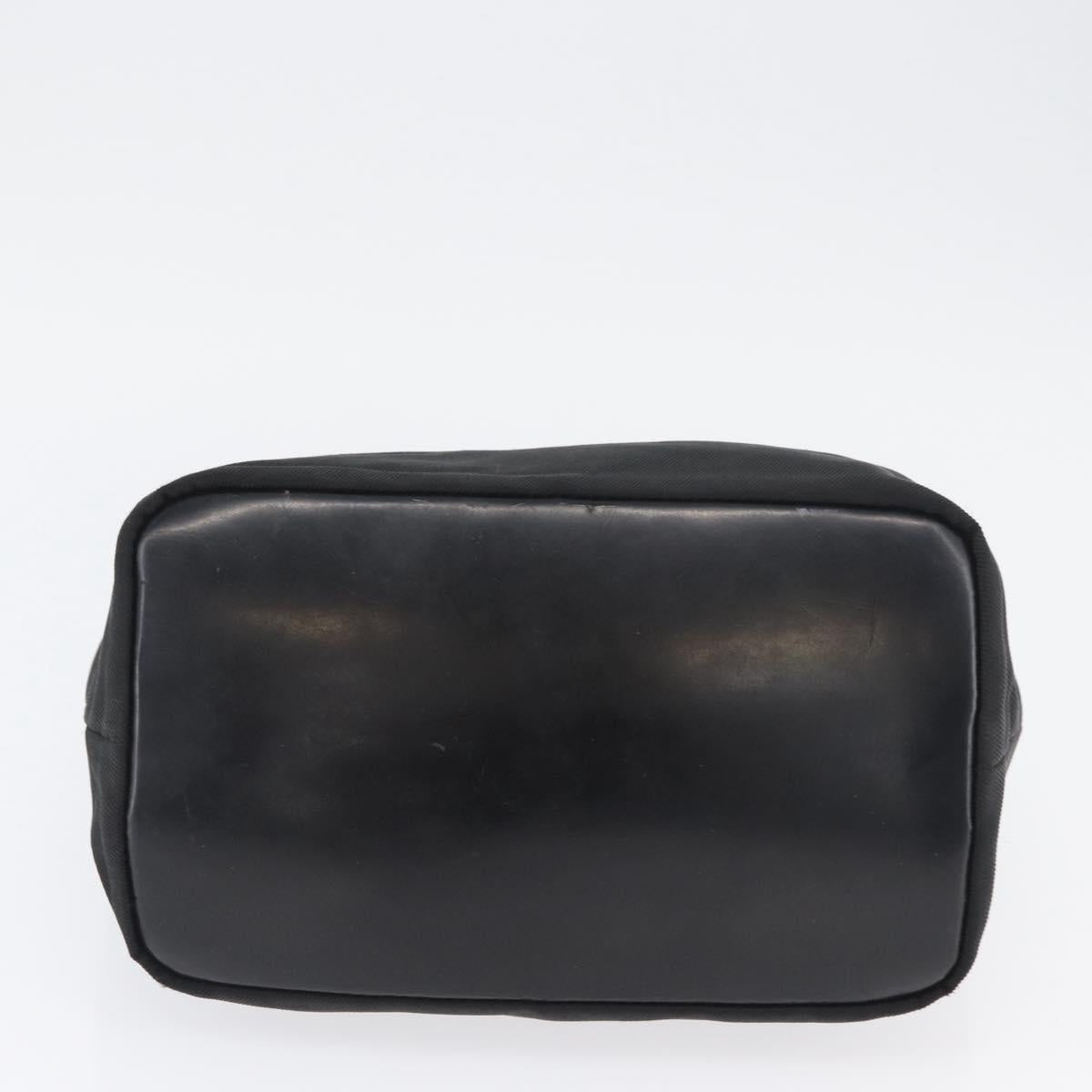 GUCCI Bamboo Shoulder Bag Nylon Black Silver 000 0531 Auth ka3282