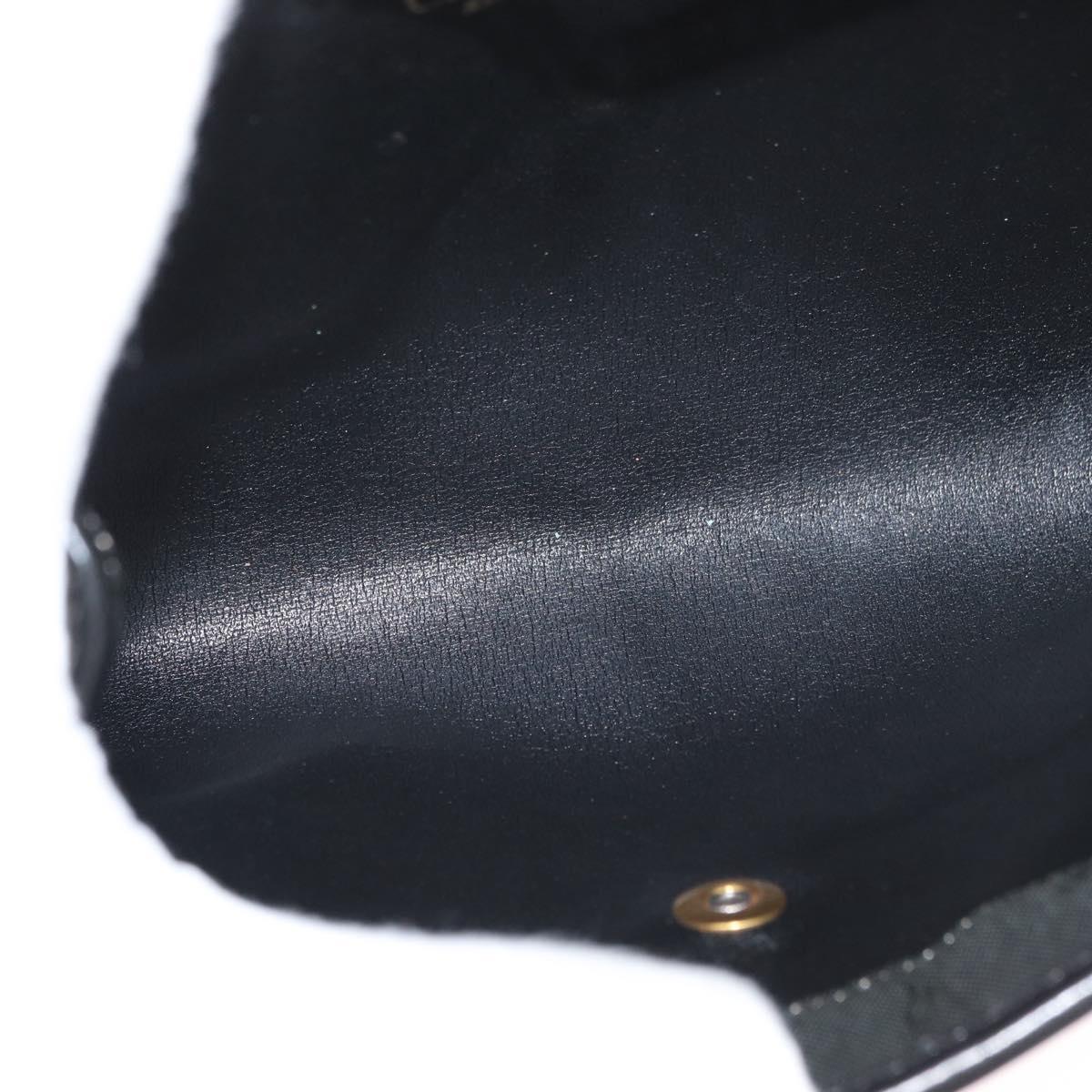 Christian Dior Honeycomb Canvas Shoulder Bag Green Gold Auth ka3284