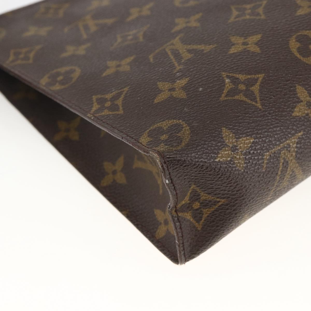 LOUIS VUITTON Monogram Poche Toilette 26 Pouch M47542 LV Auth ka3299