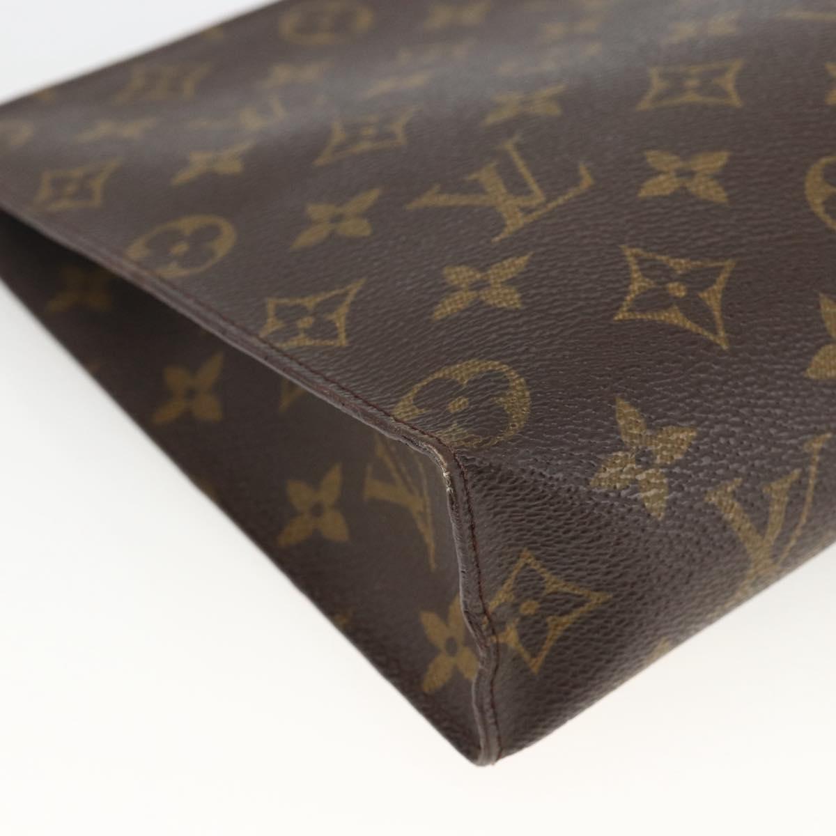 LOUIS VUITTON Monogram Poche Toilette 26 Pouch M47542 LV Auth ka3299