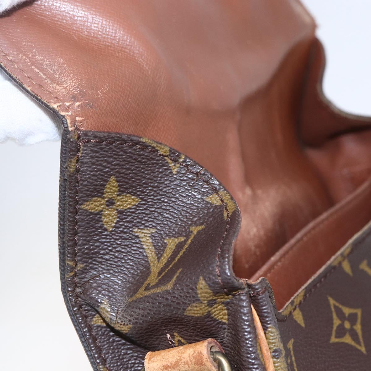 LOUIS VUITTON Monogram Cartouchiere MM Shoulder Bag M51253 LV Auth ka331