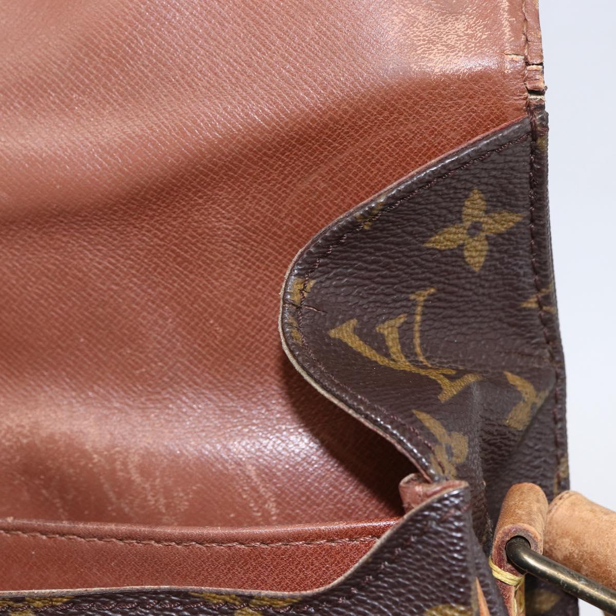 LOUIS VUITTON Monogram Cartouchiere MM Shoulder Bag M51253 LV Auth ka331