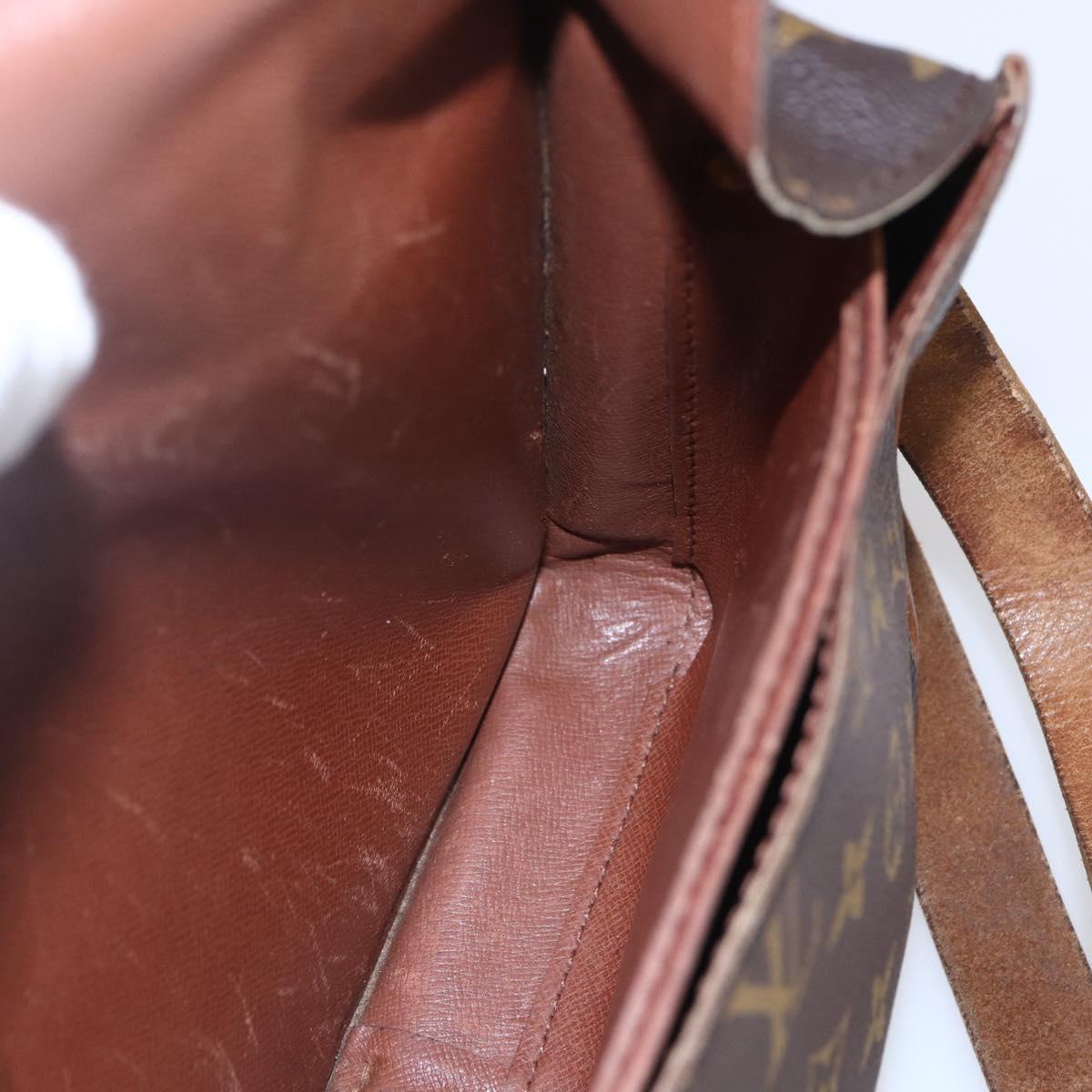 LOUIS VUITTON Monogram Cartouchiere MM Shoulder Bag M51253 LV Auth ka331