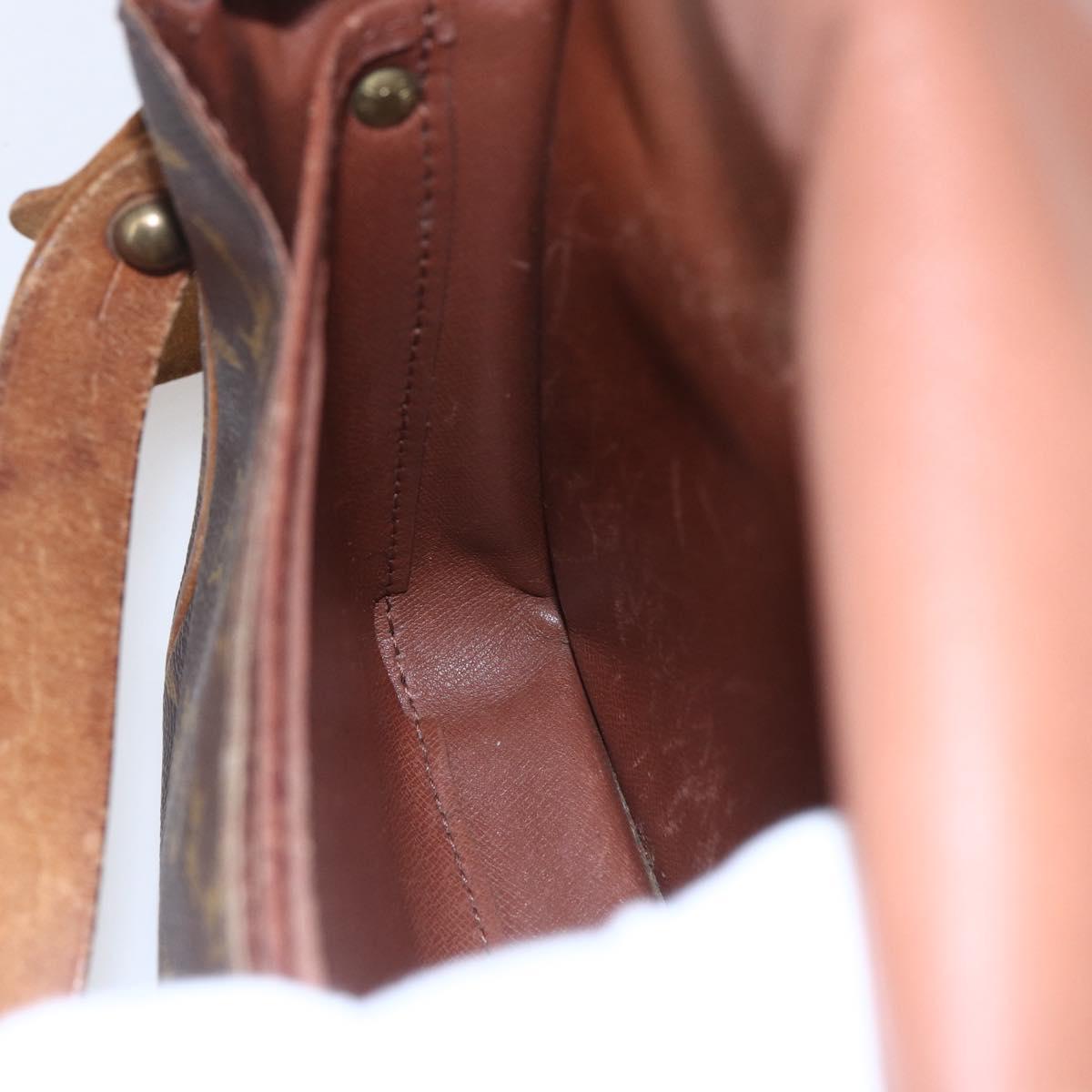 LOUIS VUITTON Monogram Cartouchiere MM Shoulder Bag M51253 LV Auth ka331