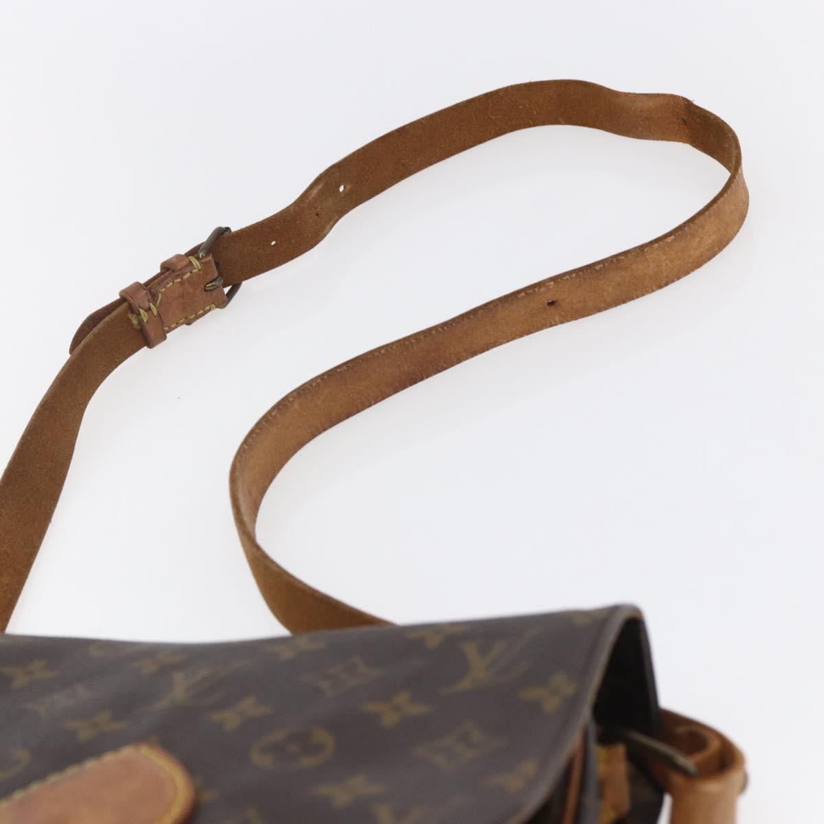 LOUIS VUITTON Monogram Cartouchiere MM Shoulder Bag M51253 LV Auth ka331