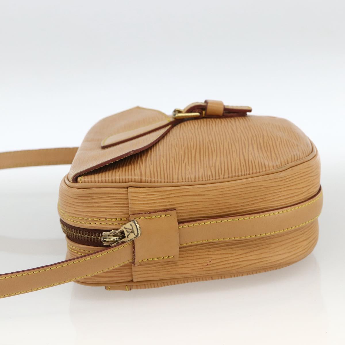 LOUIS VUITTON Epi Jeune Fille MM Shoulder Bag Beige M52156 LV Auth ka3311