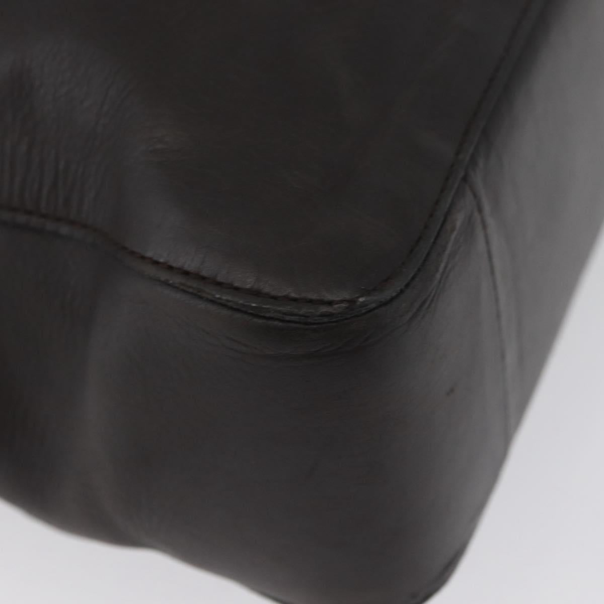 BOTTEGA VENETA INTRECCIATO Hand Bag Leather Brown Auth ka3317
