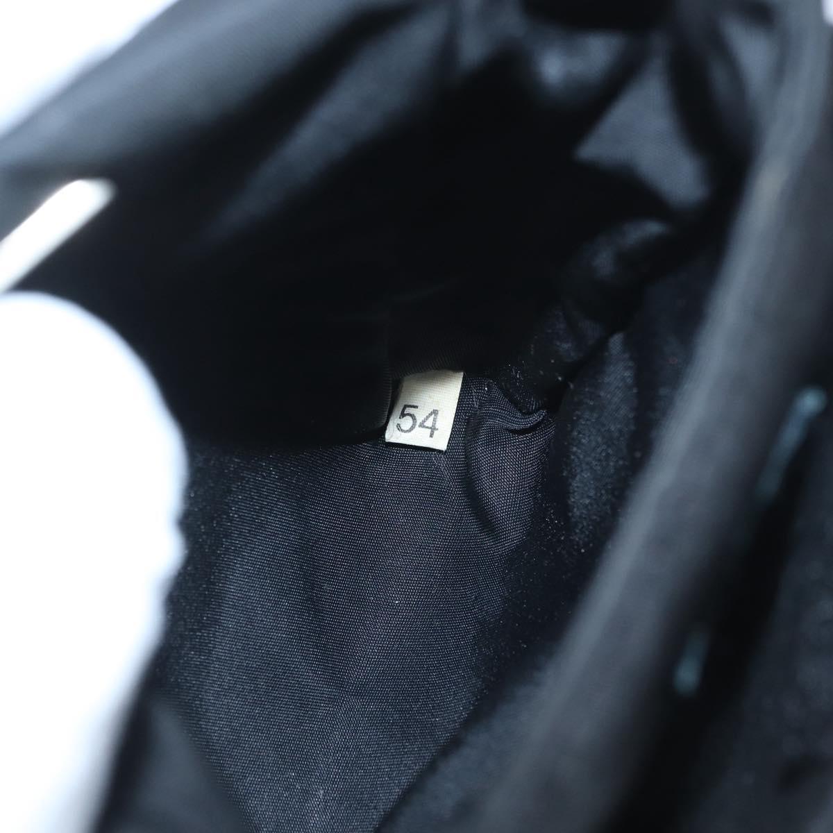 PRADA Shoulder Bag Nylon Black Silver Auth ka3326