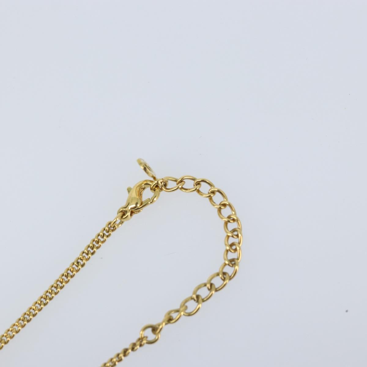 Christian Dior Necklace metal Gold Auth ka3334