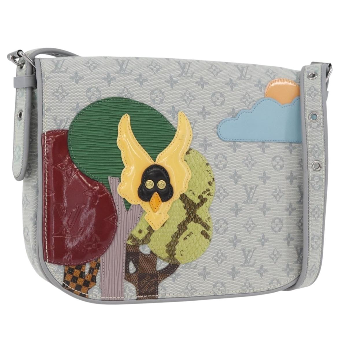 LOUIS VUITTON Monogram Mini Musette Comte De Fe Bag Gray M92279 LV Auth ka3339V
