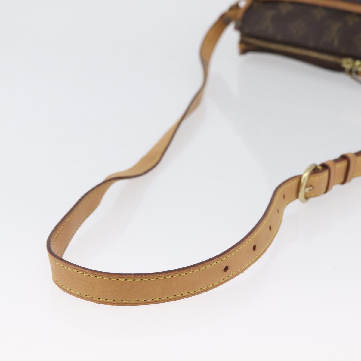 LOUIS VUITTON Monogram Popincourt Long Shoulder Bag M40008 LV Auth ka3345