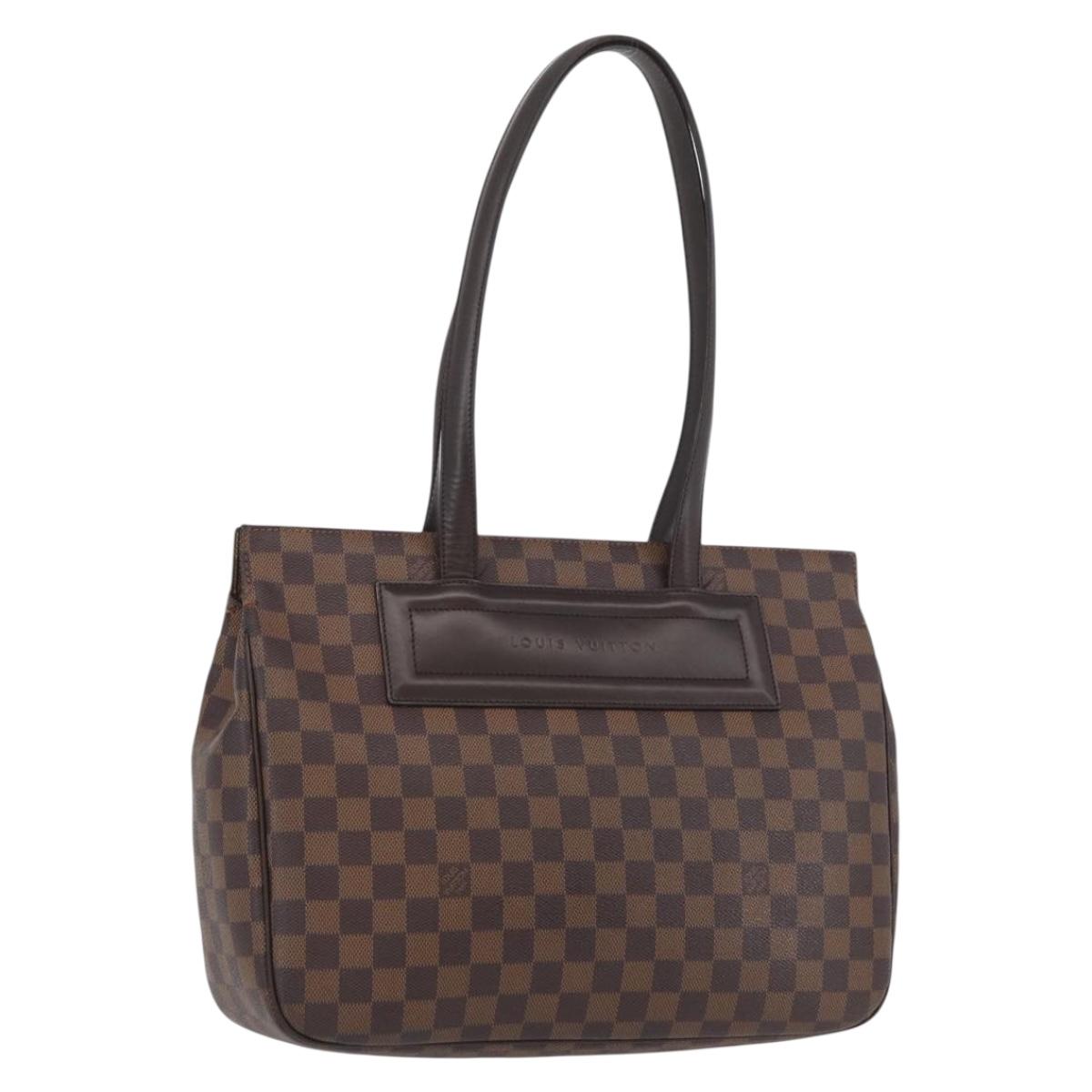 LOUIS VUITTON Damier Ebene Parioli PM Tote Bag N51123 LV Auth ka3348