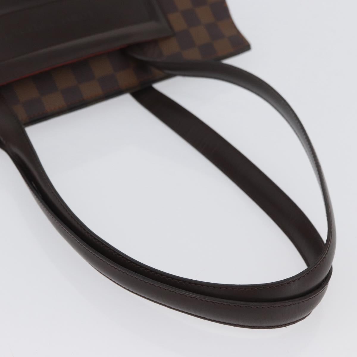 LOUIS VUITTON Damier Ebene Parioli PM Tote Bag N51123 LV Auth ka3348