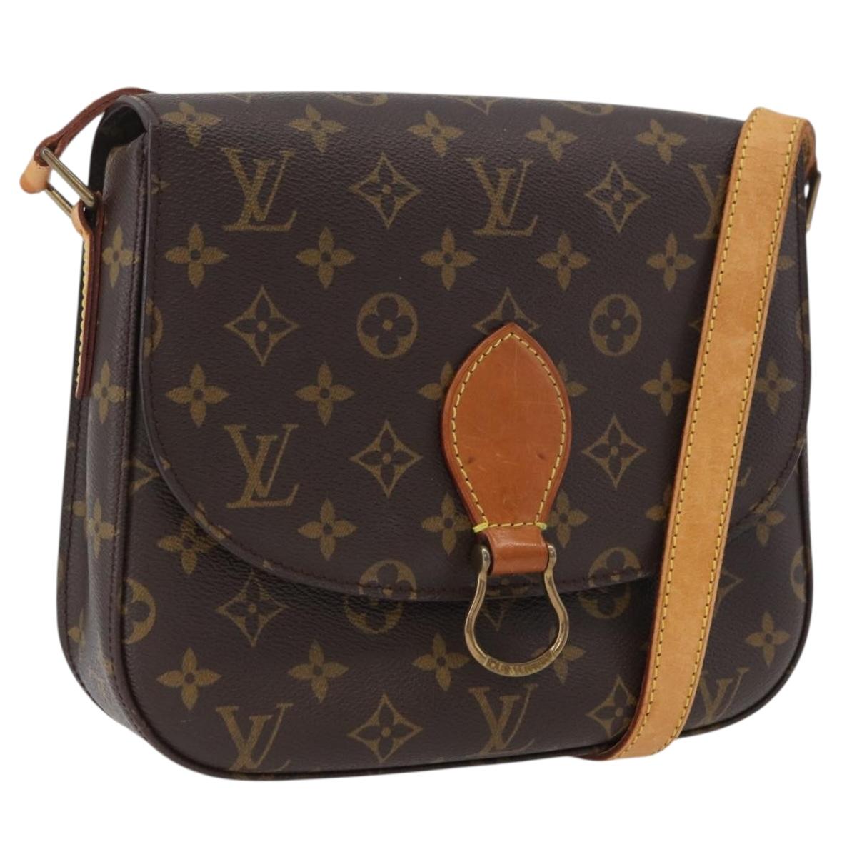 LOUIS VUITTON Monogram Saint Cloud GM Shoulder Bag M51242 LV Auth ka3361
