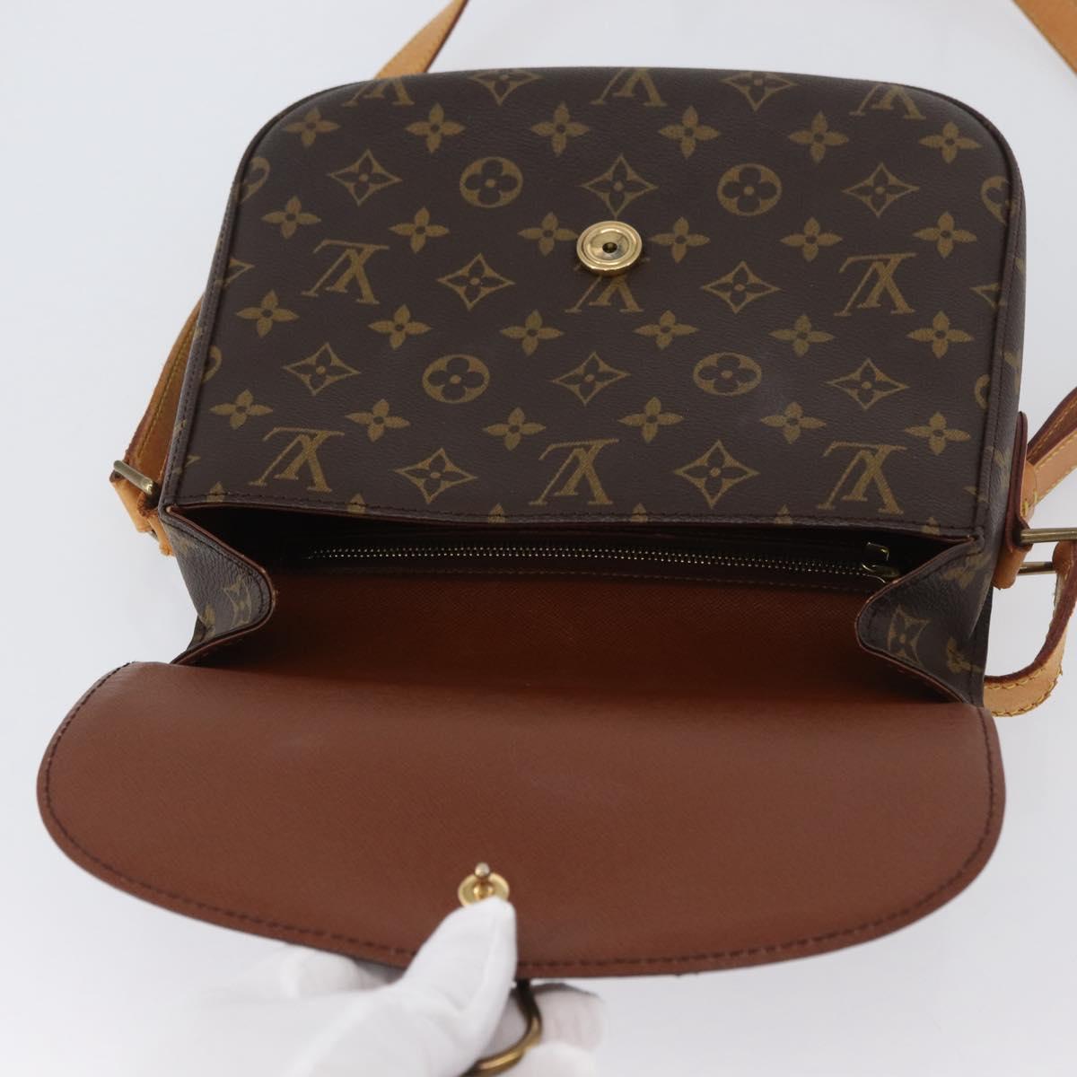 LOUIS VUITTON Monogram Saint Cloud GM Shoulder Bag M51242 LV Auth ka3361