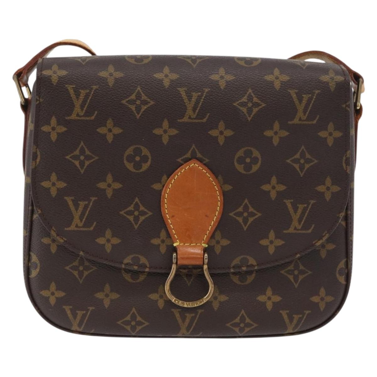 LOUIS VUITTON Monogram Saint Cloud GM Shoulder Bag M51242 LV Auth ka3361