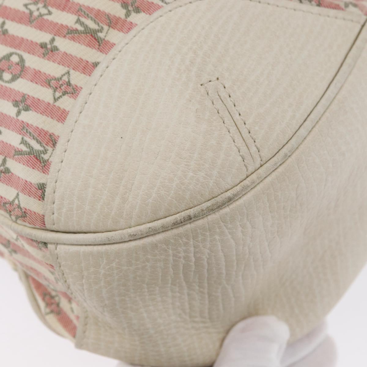 LOUIS VUITTON Mini Lin Marina GM Bag Croisette 2way Pink M95493 LV Auth ka3367A