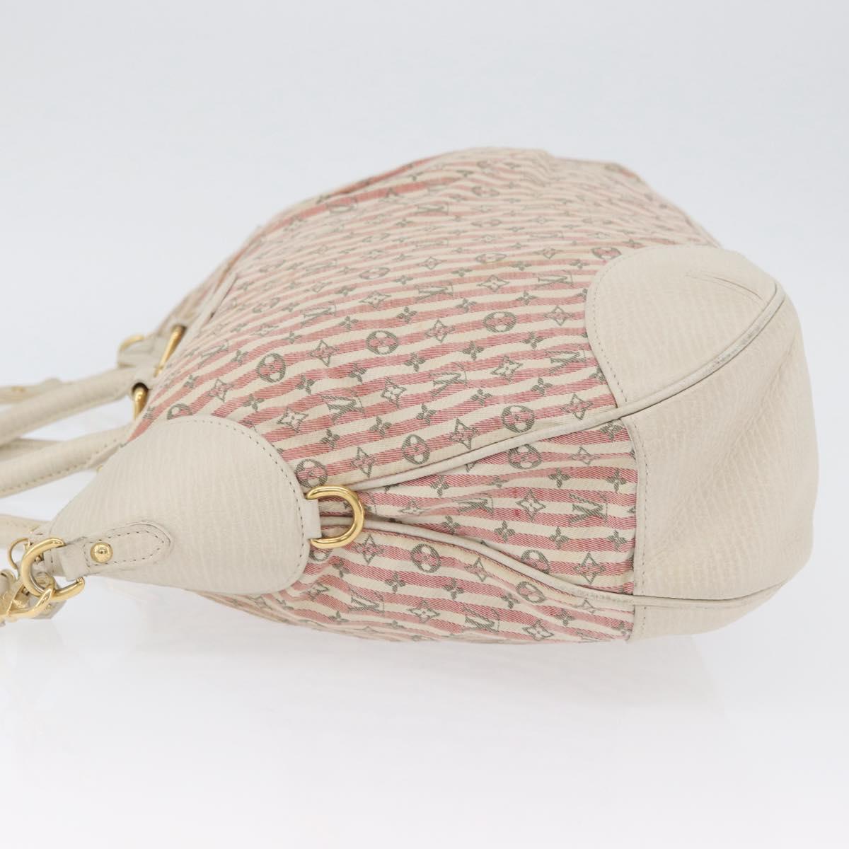 LOUIS VUITTON Mini Lin Marina GM Bag Croisette 2way Pink M95493 LV Auth ka3367A
