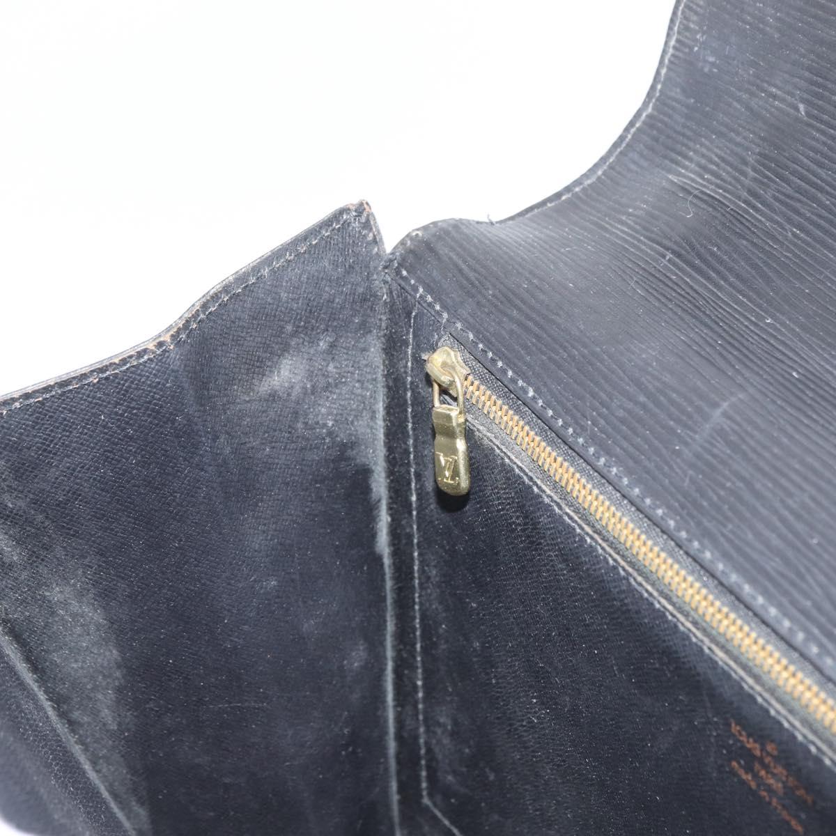LOUIS VUITTON Epi Monceau 28 Hand Bag Black M52122 LV Auth ka3386