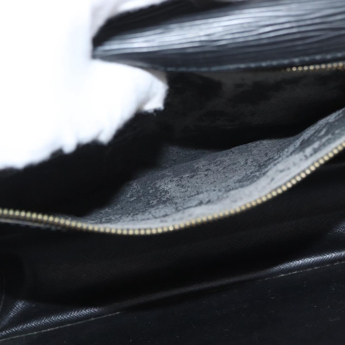 LOUIS VUITTON Epi Monceau 28 Hand Bag Black M52122 LV Auth ka3386
