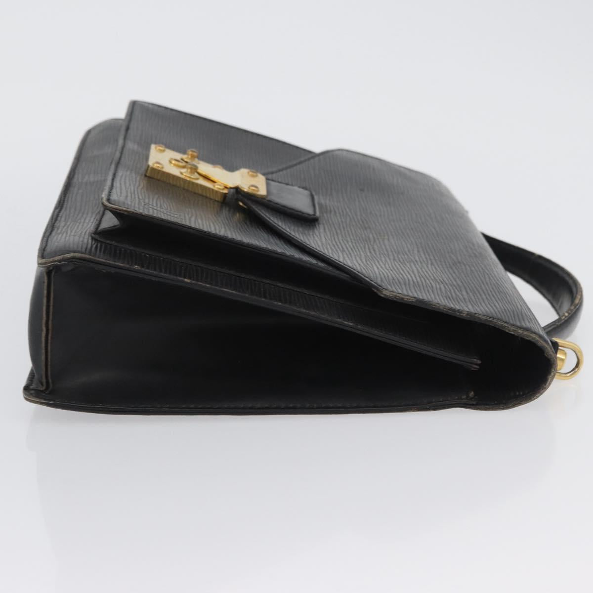 LOUIS VUITTON Epi Monceau 28 Hand Bag Black M52122 LV Auth ka3386