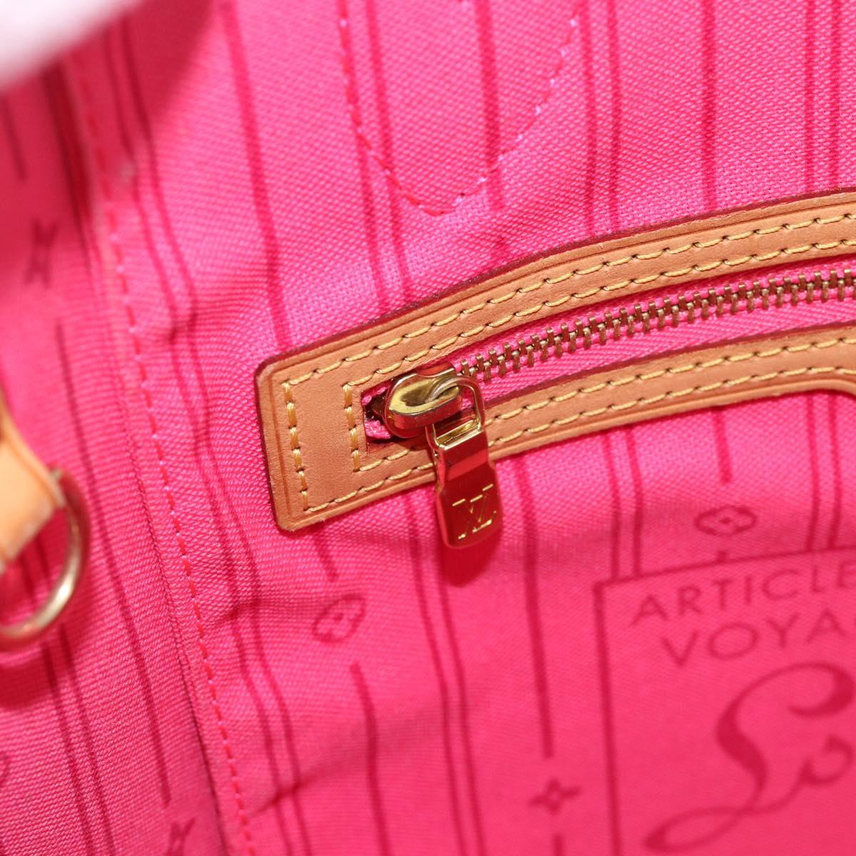 LOUIS VUITTON Monogram Rose Neverfull MM Tote Bag M48613 LV Auth ka3394SAV