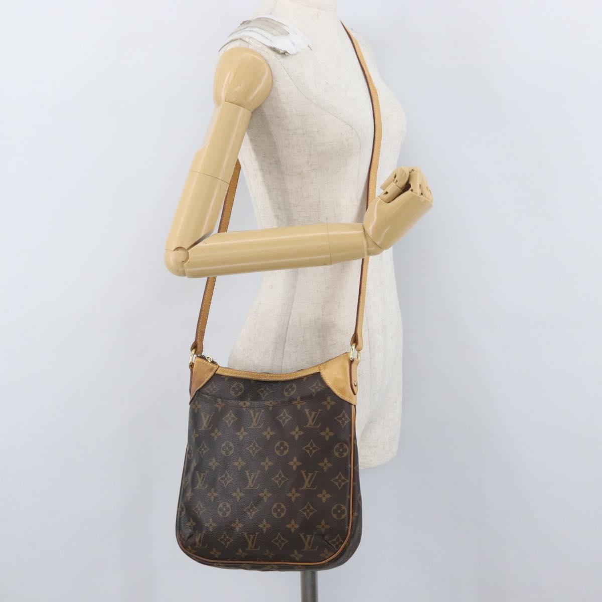 LOUIS VUITTON Monogram Odeon PM Shoulder Bag M56390 LV Auth ka3395A