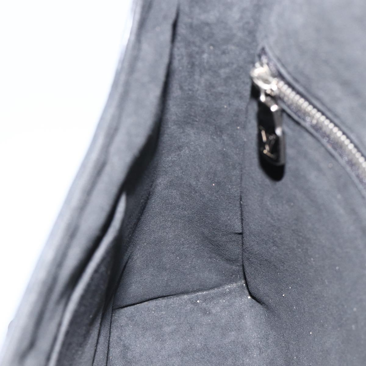 LOUIS VUITTON Epi Harrington Messenger MM Shoulder Bag Black M53409 Auth ka3397