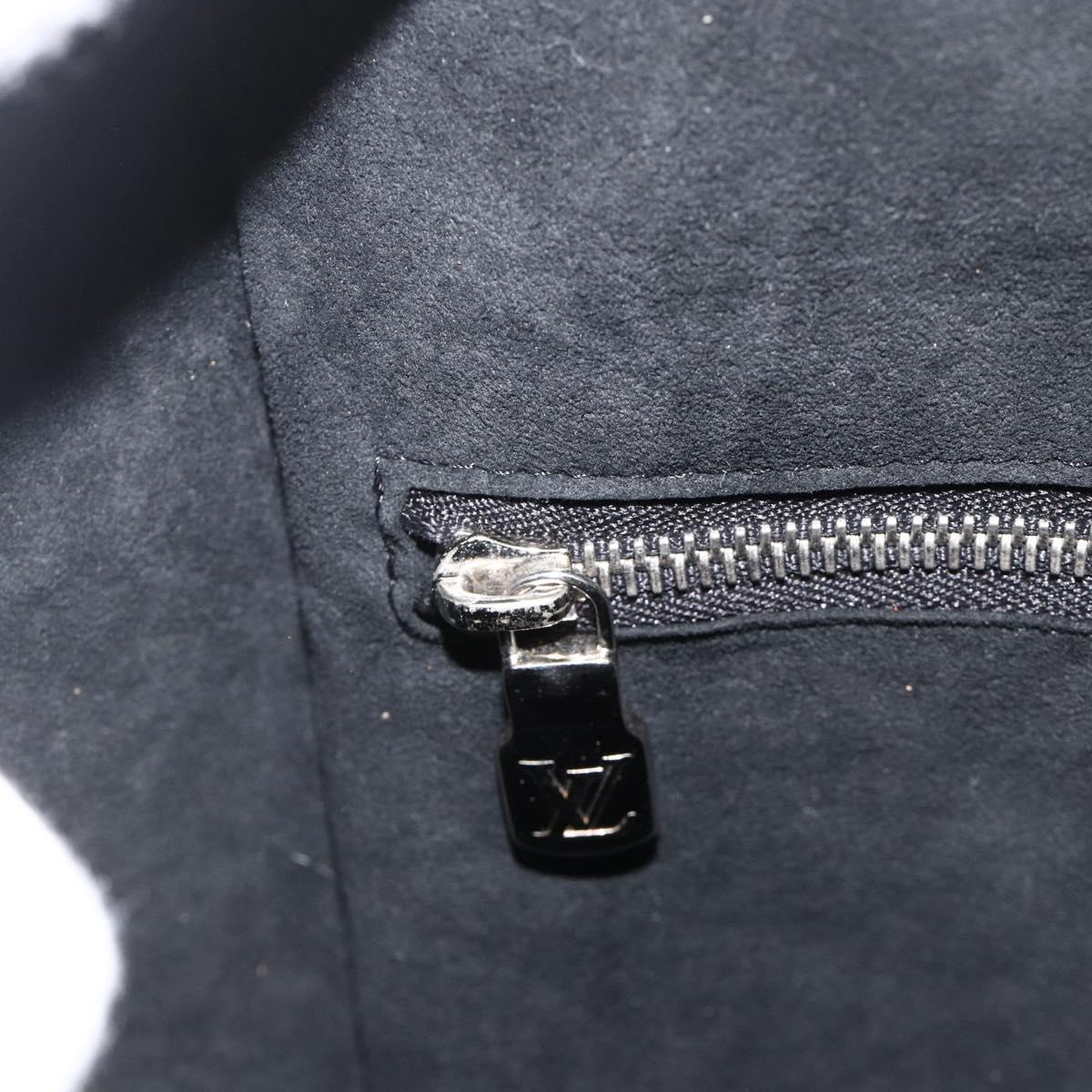 LOUIS VUITTON Epi Harrington Messenger MM Shoulder Bag Black M53409 Auth ka3397