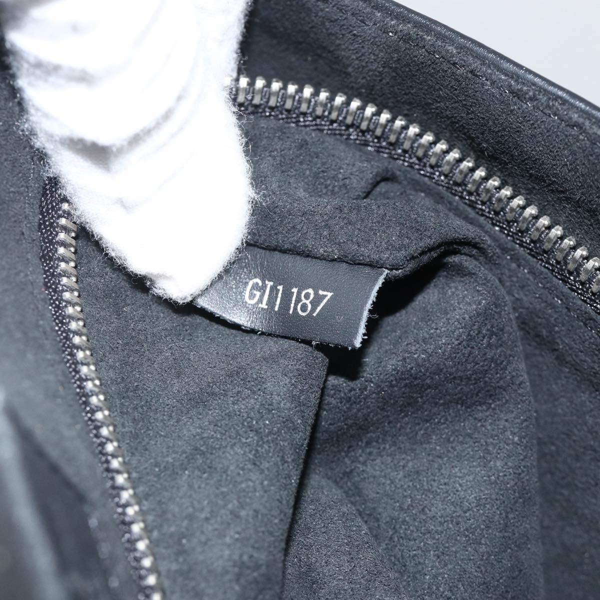 LOUIS VUITTON Epi Harrington Messenger MM Shoulder Bag Black M53409 Auth ka3397