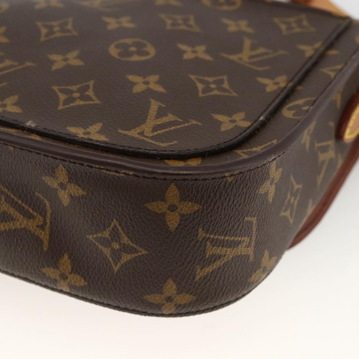 LOUIS VUITTON Monogram Saint Cloud GM Shoulder Bag M51242 LV Auth ka3400A
